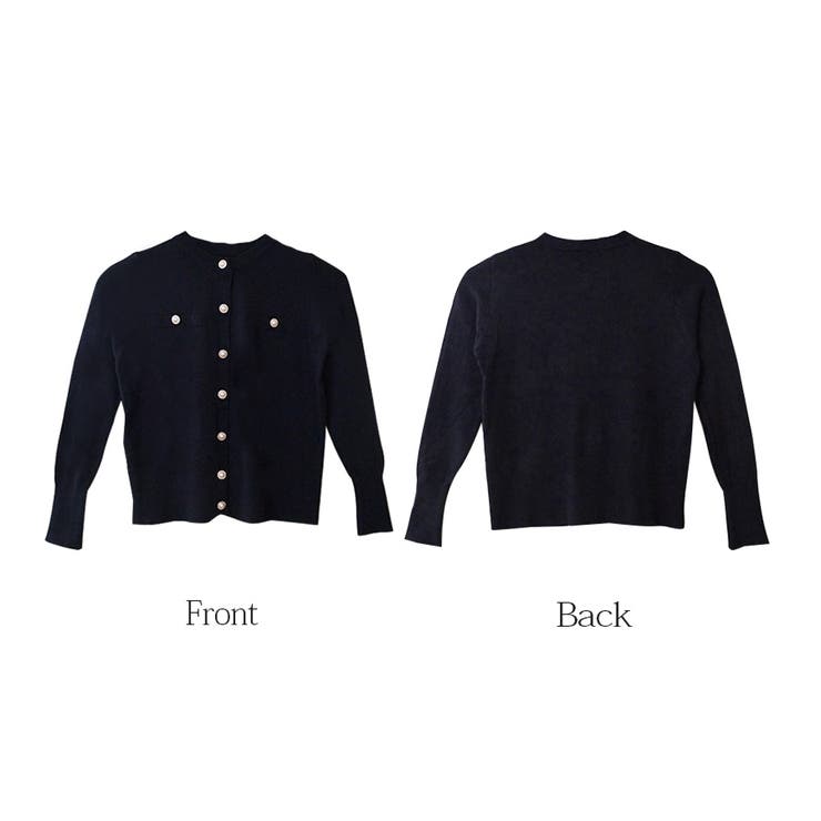 カーディガン 長袖 ボタン | JOCOSA | 詳細画像14 