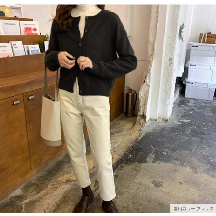 ニットカーディガン 長袖 ノーカラー | JOCOSA | 詳細画像16 