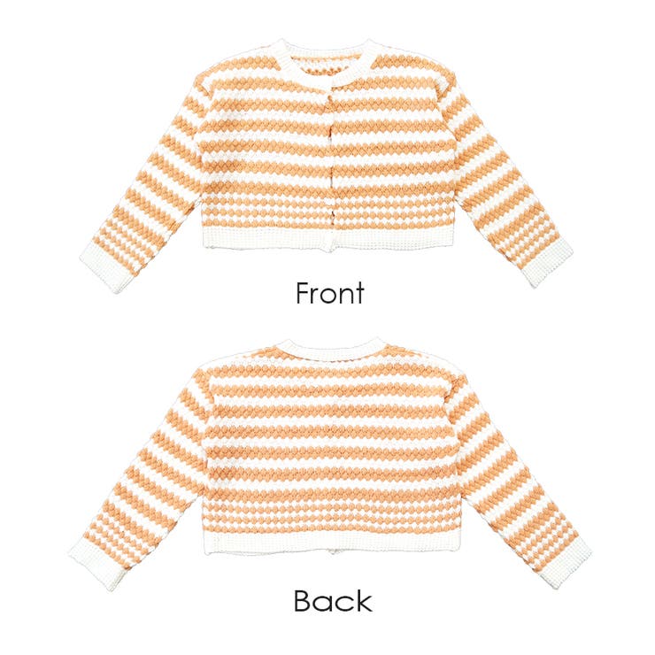 カーディガン ショート丈 ボーダー | JOCOSA | 詳細画像12 