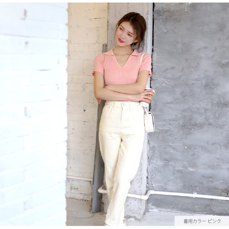 ニットトップス 半袖ニット 韓国ファッション | JOCOSA | 詳細画像17 