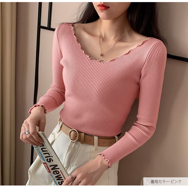 ニットトップス 長袖ニット 韓国ファッション | JOCOSA | 詳細画像14 