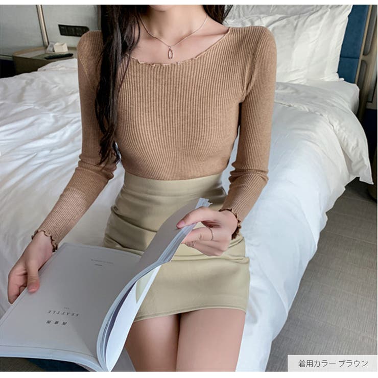 ニットトップス 長袖ニット 韓国ファッション | JOCOSA | 詳細画像19 