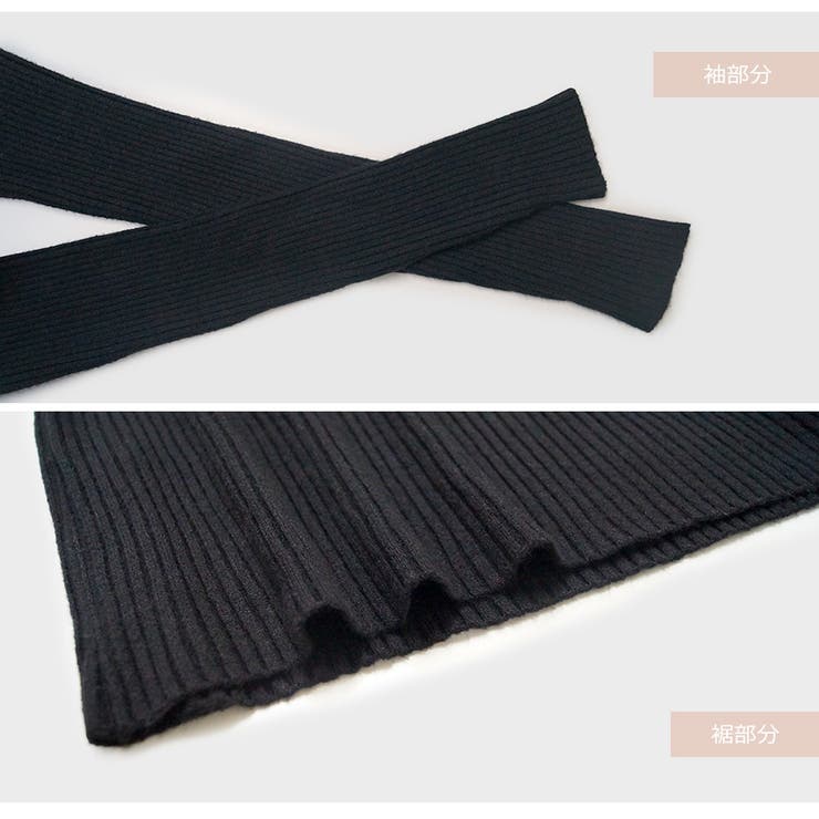 ニットトップス 長袖ニット スクエアネック | JOCOSA | 詳細画像8 