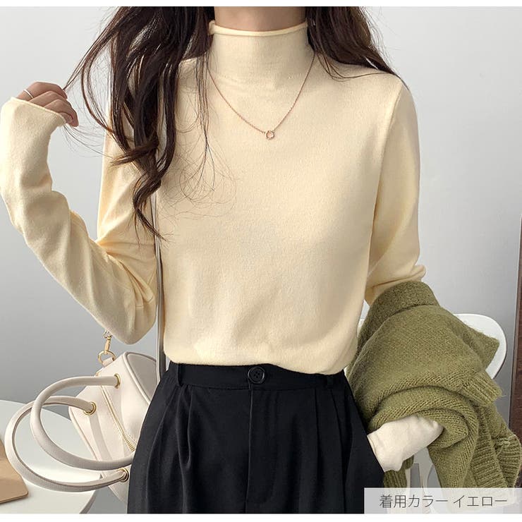 ニットトップス 長袖ニット タートルネック | JOCOSA | 詳細画像3 