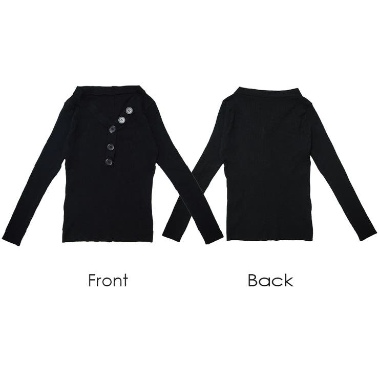 ニットトップス 長袖 Vネック | JOCOSA | 詳細画像12 