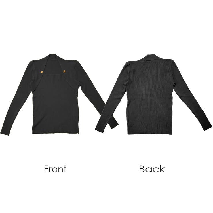 ニットトップス ボレロ風 長袖 | JOCOSA | 詳細画像13 