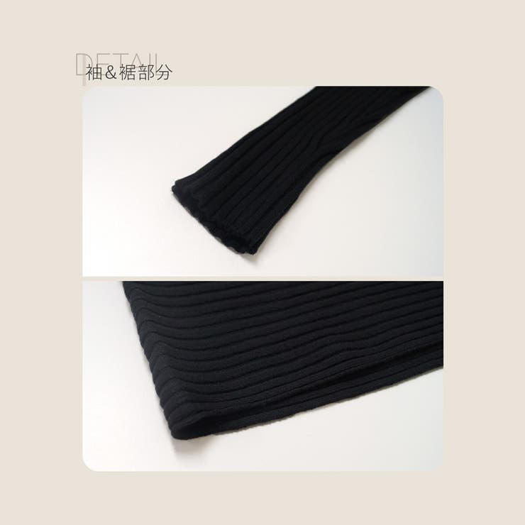 ニットトップス カシュクール風 Vネック | JOCOSA | 詳細画像8 