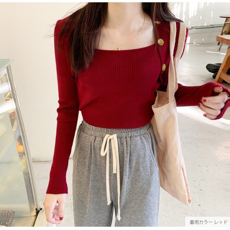 ニット トップス 長袖 | JOCOSA | 詳細画像17 