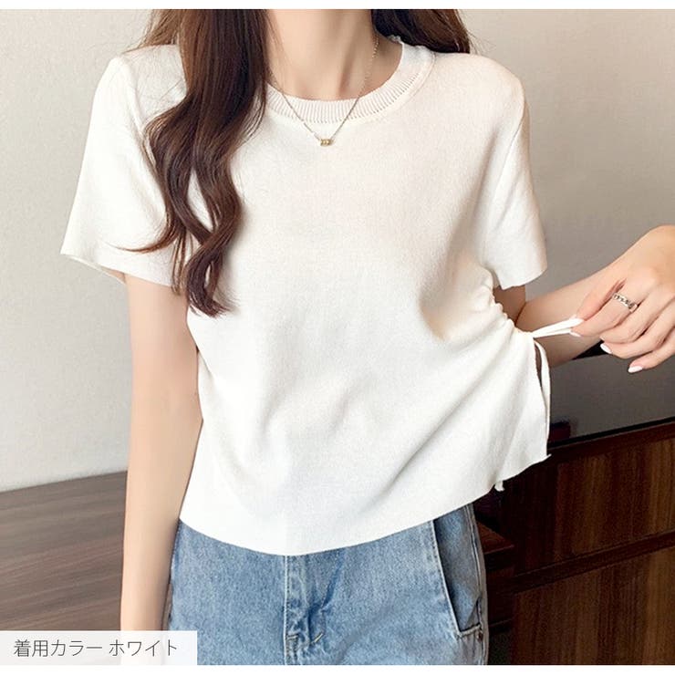 半袖 ラウンドネック スリット | JOCOSA | 詳細画像3 