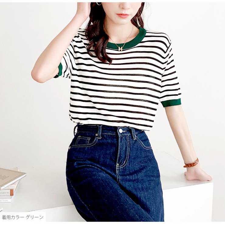 ニット リブ 半袖 | JOCOSA | 詳細画像17 