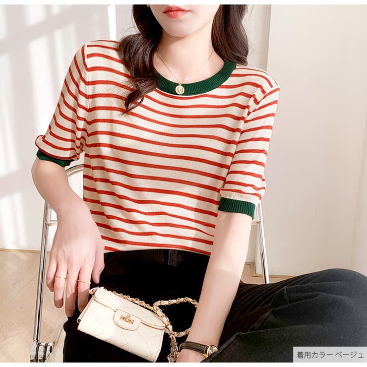 ニット リブ 半袖 | JOCOSA | 詳細画像23 