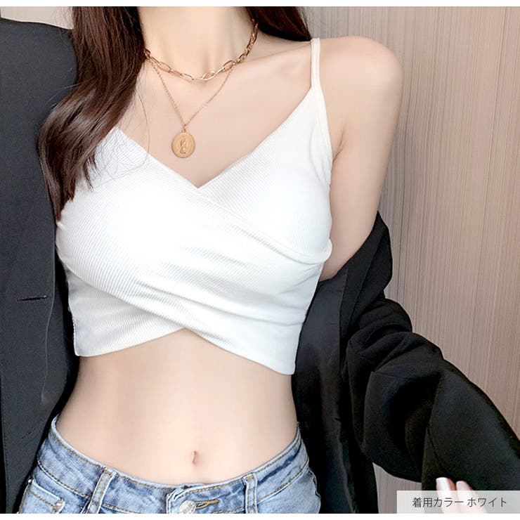 クロスデザイン カップ付き キャミソール | JOCOSA | 詳細画像18 