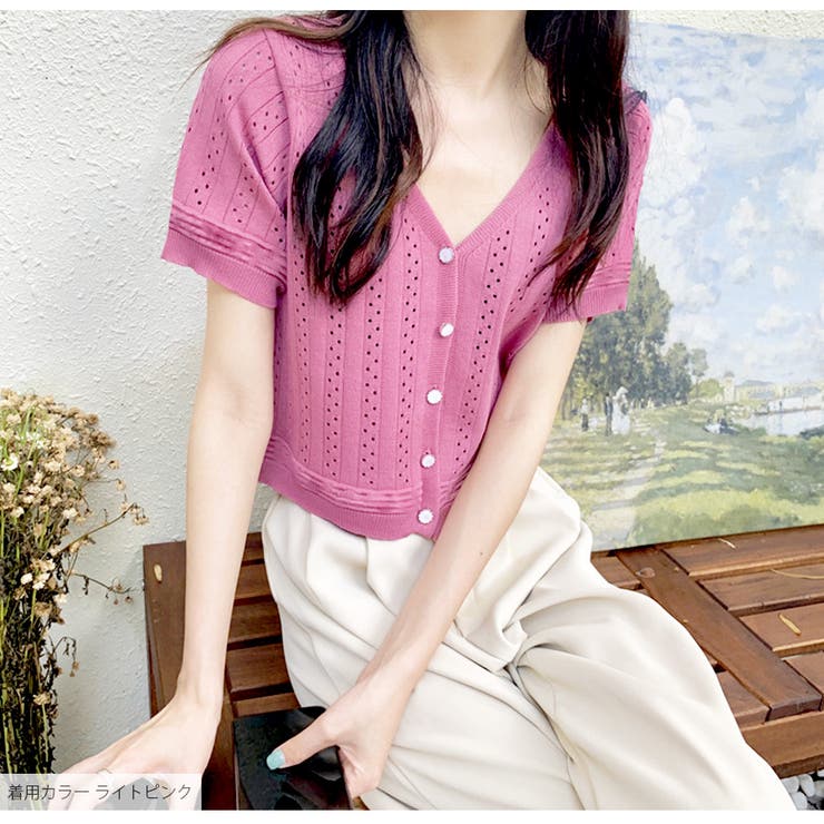 ニット 透かし編み トップス | JOCOSA | 詳細画像19 