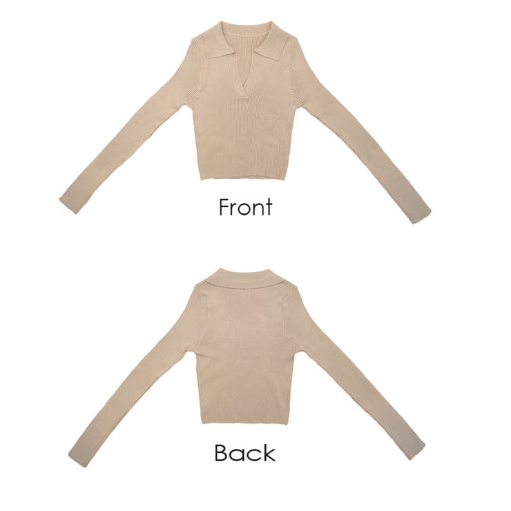 ニット トップス 襟付きVネック | JOCOSA | 詳細画像13 