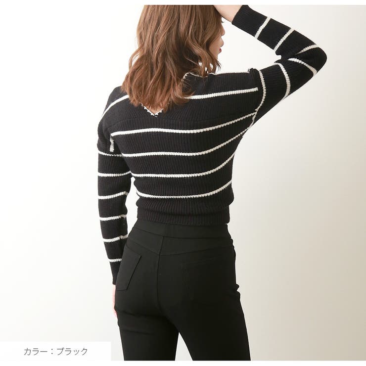 ニット トップス カシュクール | JOCOSA | 詳細画像4 