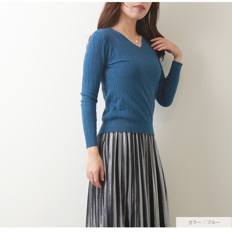 ニット 長袖 透かし編み | JOCOSA | 詳細画像30 