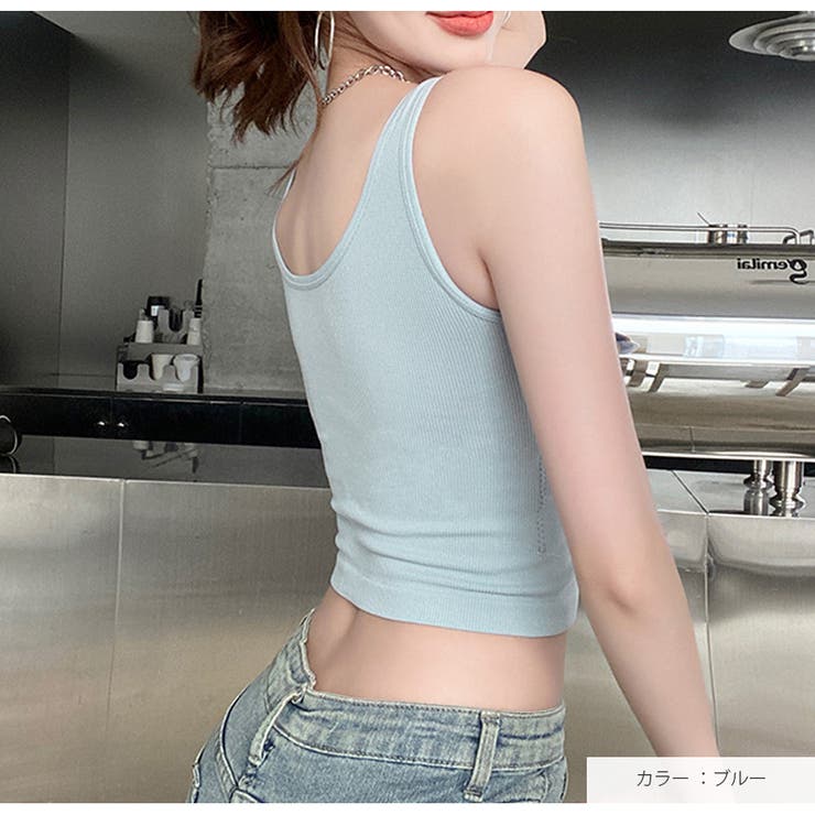 キャミソール カップ付き タンクトップ | JOCOSA | 詳細画像4 