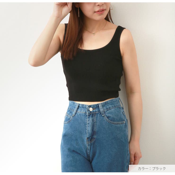 タンクトップ ショート丈 ボーダー | JOCOSA | 詳細画像18 