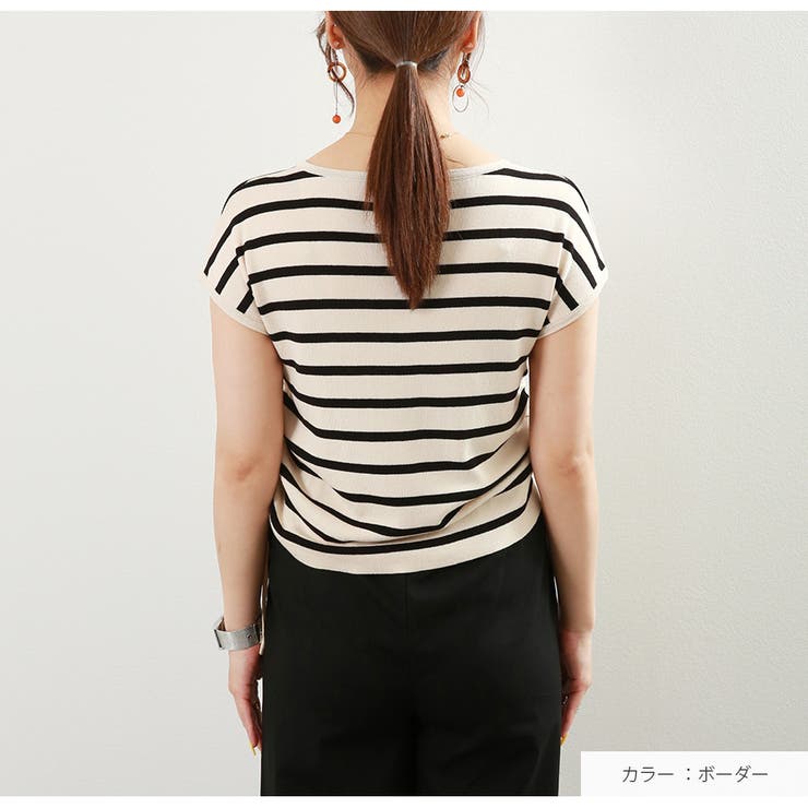 ニット トップス 半袖 | JOCOSA | 詳細画像4 