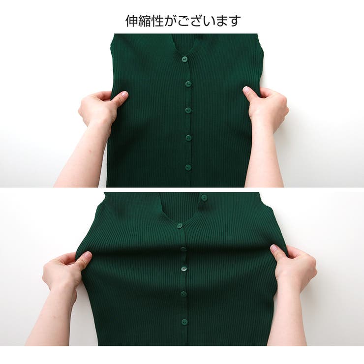 ニット トップス ノースリーブ | JOCOSA | 詳細画像10 