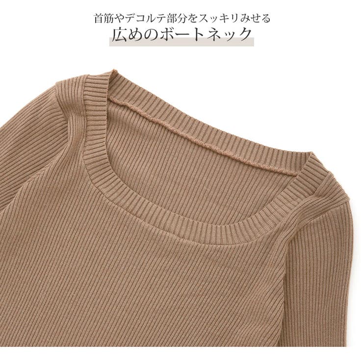 ニット トップス リブニット | JOCOSA | 詳細画像6 