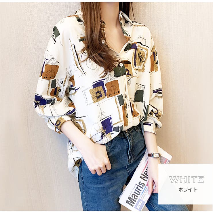 トップス 柄シャツ 長袖 品番 Jcsw Jocosa ジョコサ のレディースファッション通販 Shoplist ショップリスト
