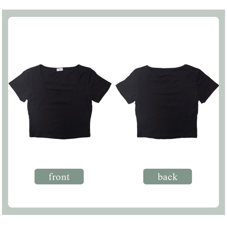 半袖 トップス スクエアネック | JOCOSA | 詳細画像12 