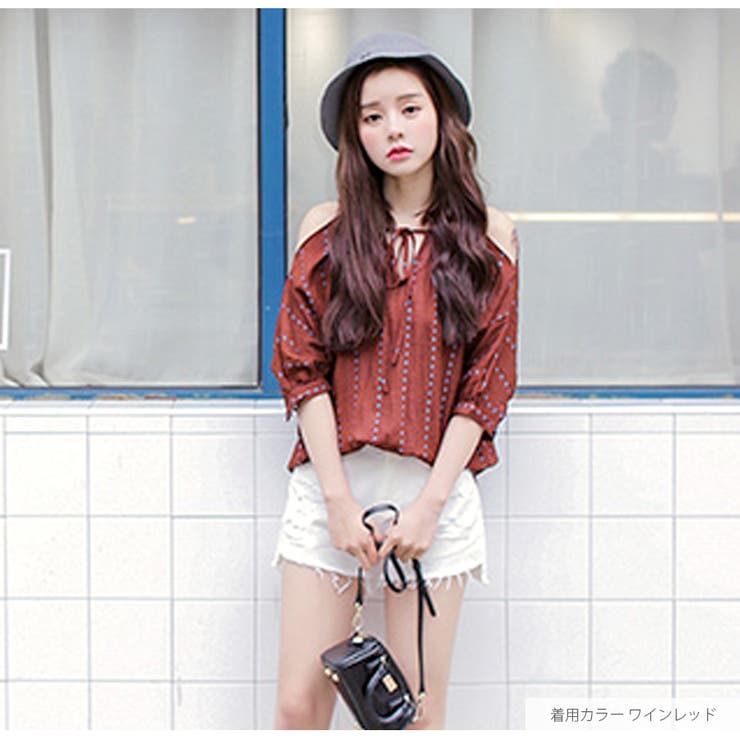 オフショルダー ドット ブラウス | JOCOSA | 詳細画像15 