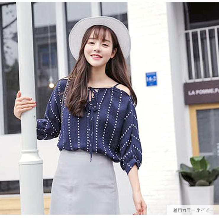 オフショルダー ドット ブラウス | JOCOSA | 詳細画像21 