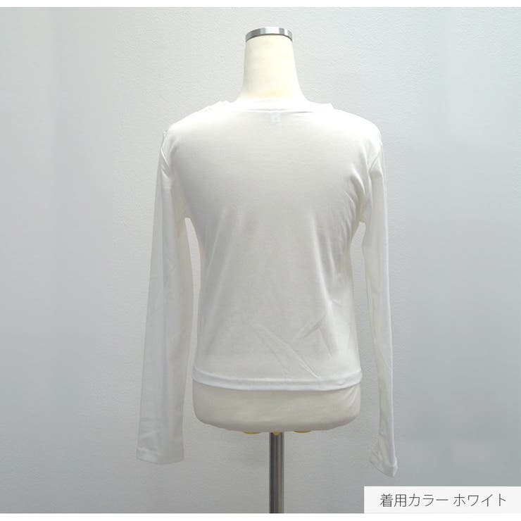 ショート丈トップス 長袖Tシャツ ロンT | JOCOSA | 詳細画像4 