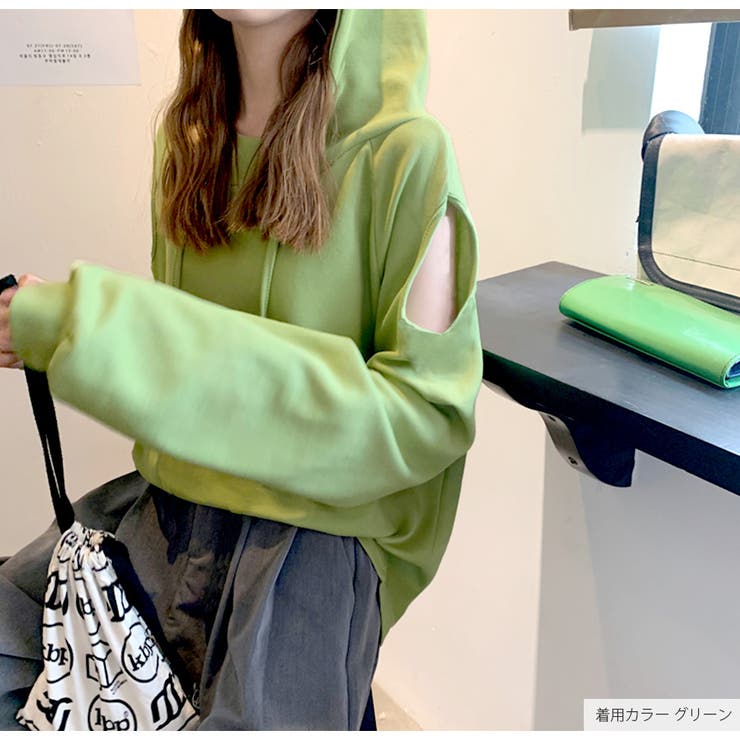 カットソー 肩出し フード付き | JOCOSA | 詳細画像25 