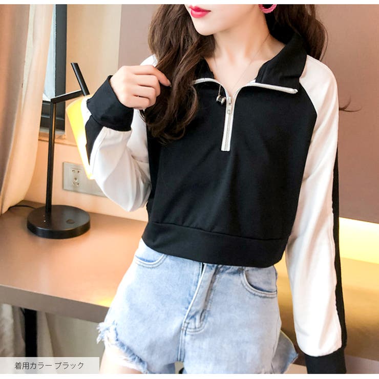 プルオーバー ハーフジップ トップス | JOCOSA | 詳細画像13 