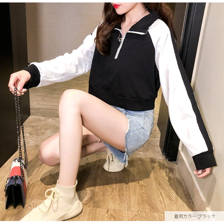 プルオーバー ハーフジップ トップス | JOCOSA | 詳細画像14 