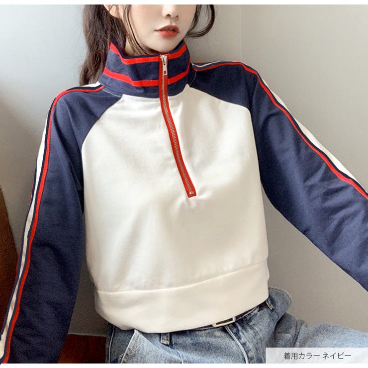 プルオーバー ハーフジップ トップス | JOCOSA | 詳細画像16 