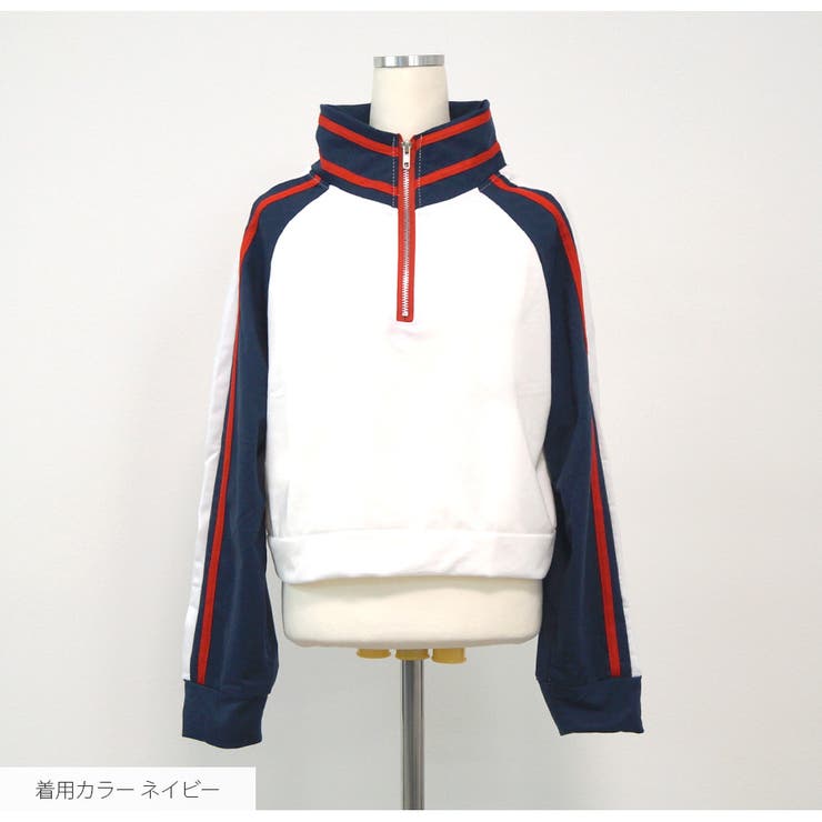 プルオーバー ハーフジップ トップス | JOCOSA | 詳細画像2 