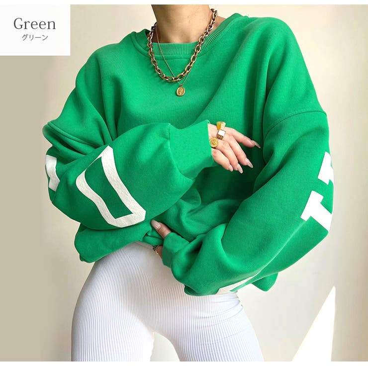 グリーン | スウェット 裏起毛 バックロゴ | JOCOSA