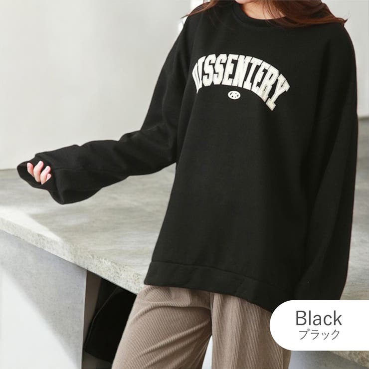 ブラック | スウェット ロゴ トレーナー | JOCOSA