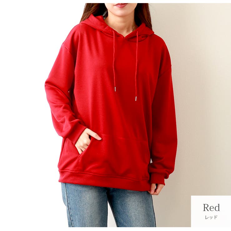 Supreme - Supreme シュプリーム パーカー M 赤 【古着】【中古