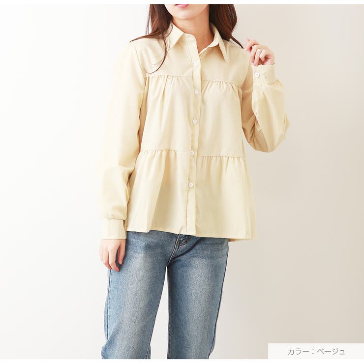 ギャザーシャツ ブラウス トップス | JOCOSA | 詳細画像17 