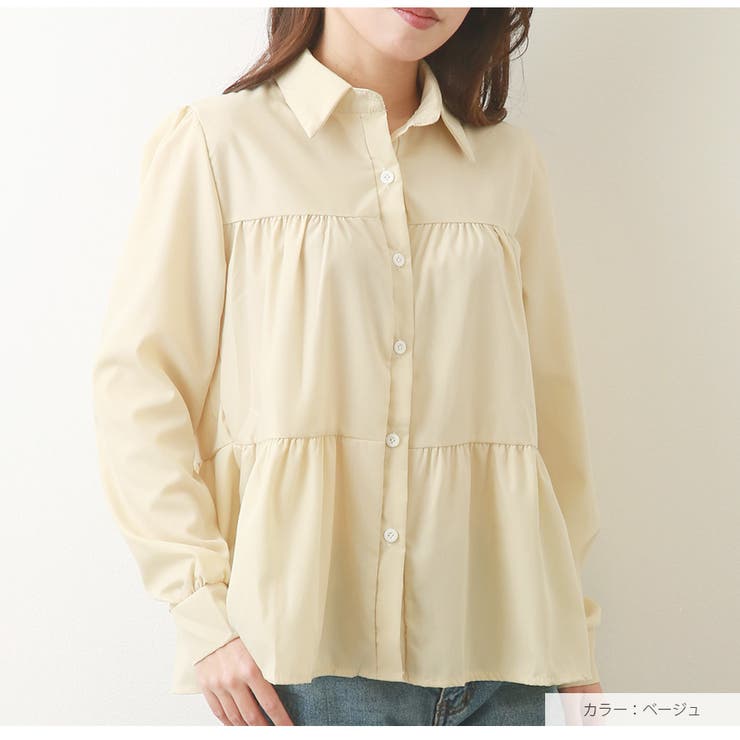 ギャザーシャツ ブラウス トップス | JOCOSA | 詳細画像21 