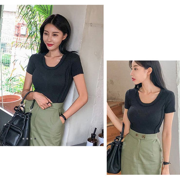 トップス 半袖 リブ | JOCOSA | 詳細画像16 