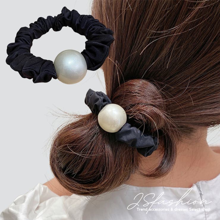 ヘアゴム パール付き 単品 | JS FASHION | 詳細画像1 