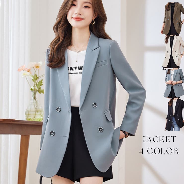【2025春夏新作】 ジャケット バックデザイン[品番：JSFW0014190]｜JS 全4色 トップス