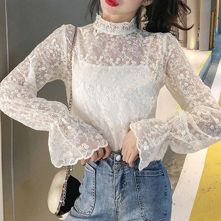 レーストップス シアーブラウス シースルートップス 品番 Jsfw Js Fashion ジェーエスファッション のレディース ファッション通販 Shoplist ショップリスト