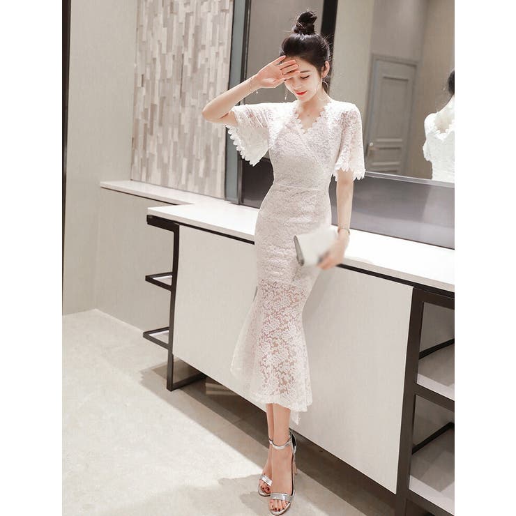 パーティードレス 全2色 総レース 品番 Jsfw Js Fashion ジェーエスファッション のレディースファッション通販 Shoplist ショップリスト