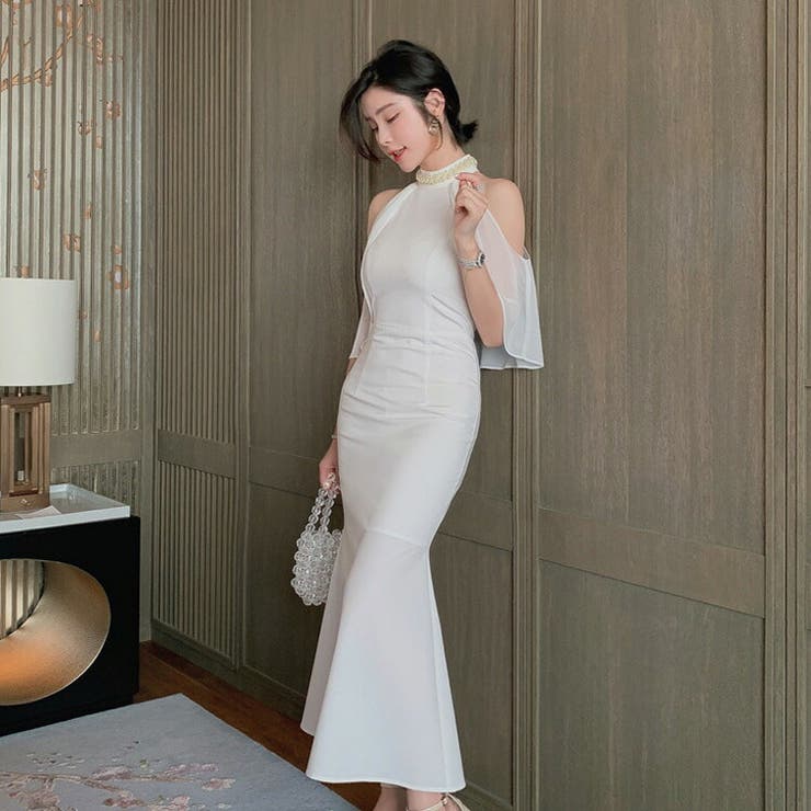 パーティードレス 全2色 ホルターネック 品番 Jsfw Js Fashion ジェーエスファッション のレディースファッション通販 Shoplist ショップリスト