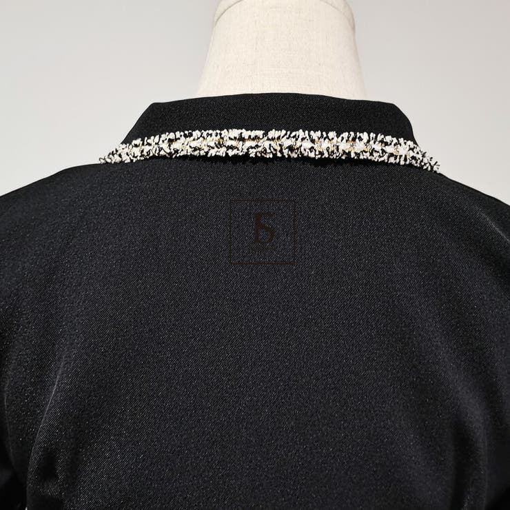 ツイードヘム Aラインワンピース 襟付 | JS FASHION | 詳細画像19 