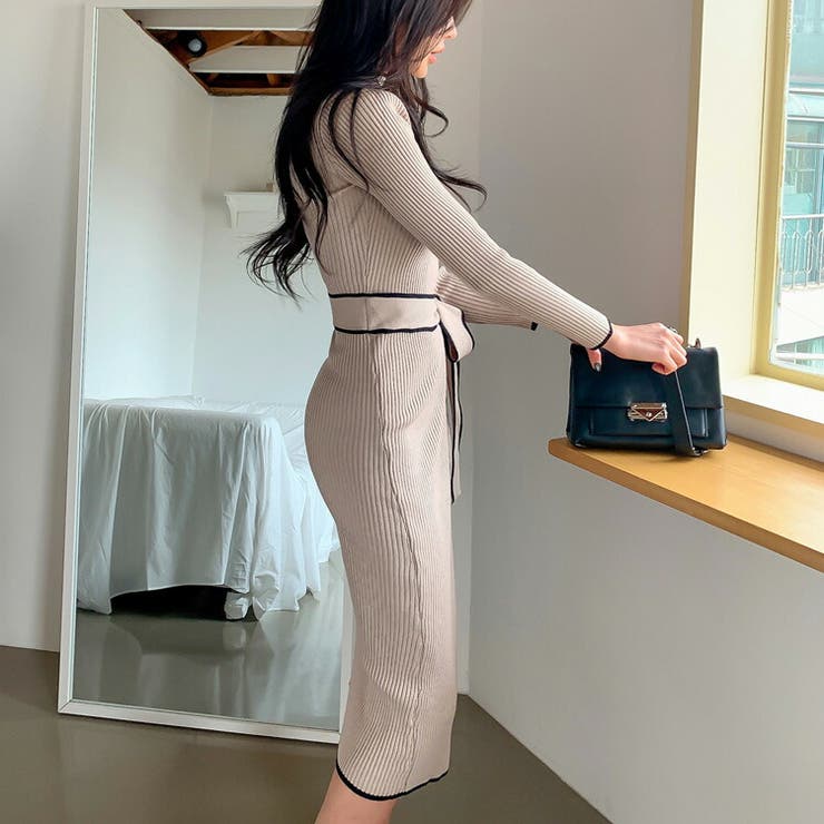 ニットワンピース 全2色 タイトワンピース | JS FASHION | 詳細画像8 