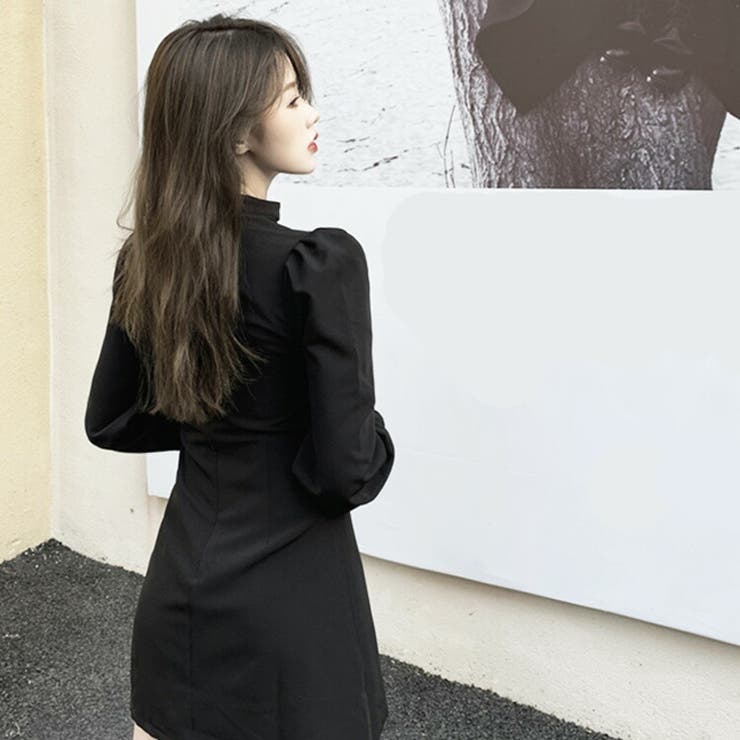 JILTU ミニワンピース ブラック 黒 JILTU petit frill dress ブラック 黒 ジルチュ ミニワンピース