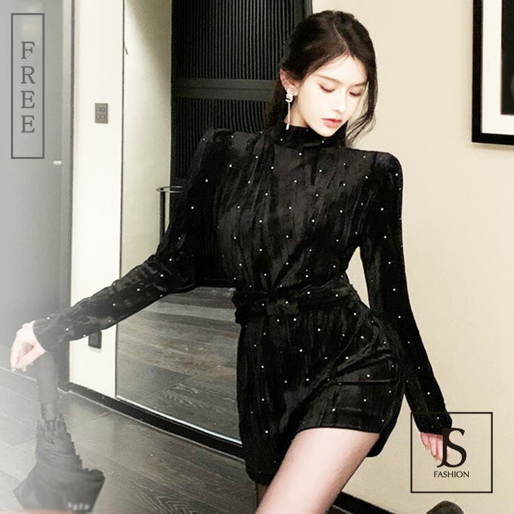 パンツドレス 結婚式 ショート丈ベロアオールインワン 品番 Jsfw Js Fashion ジェーエスファッション のレディースファッション通販 Shoplist ショップリスト